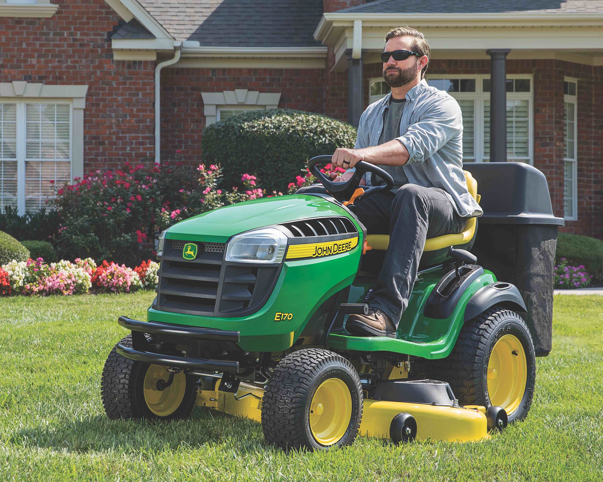 John deere mowing deals tractor